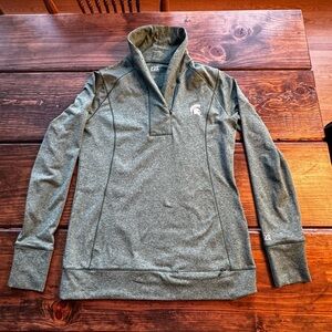 MSU Spartan Logo Quarter-Zip Pullover